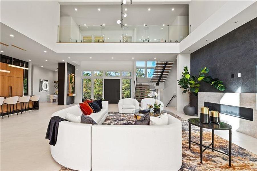 Furnished interior view inside a new home in , Atlanta (Image 11).