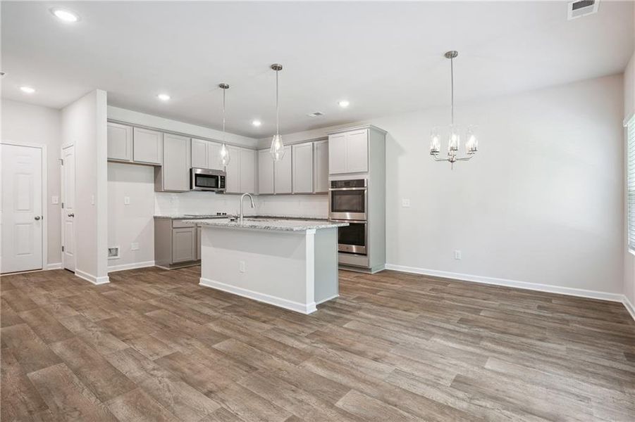 Furnished interior view inside a new home in River Walk Farm, Covington (Image 9).