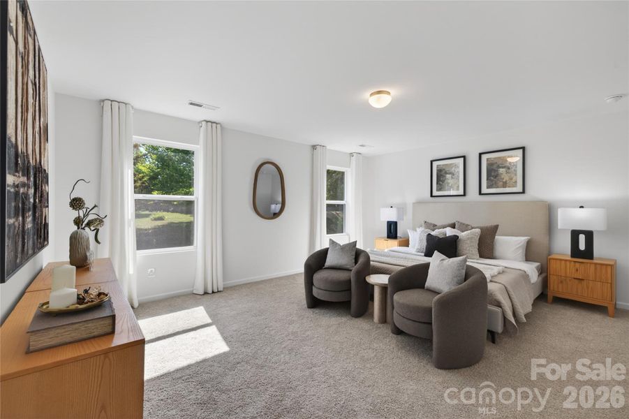 Furnished interior view inside a new home in Morrow Brook, Albemarle (Image 28).