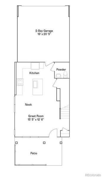 2D floor plan layout of this home in Parterre: The Parkside Collection, Thornton, CO (Image 1). 2D floor plan layout of this home in Parterre: The Parkside Collection, Thornton, CO (Image 1).