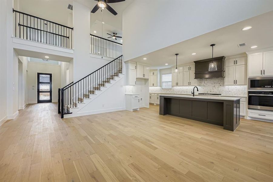 Furnished interior view inside a new home in Sweetgrass 50s, Haslet (Image 7).