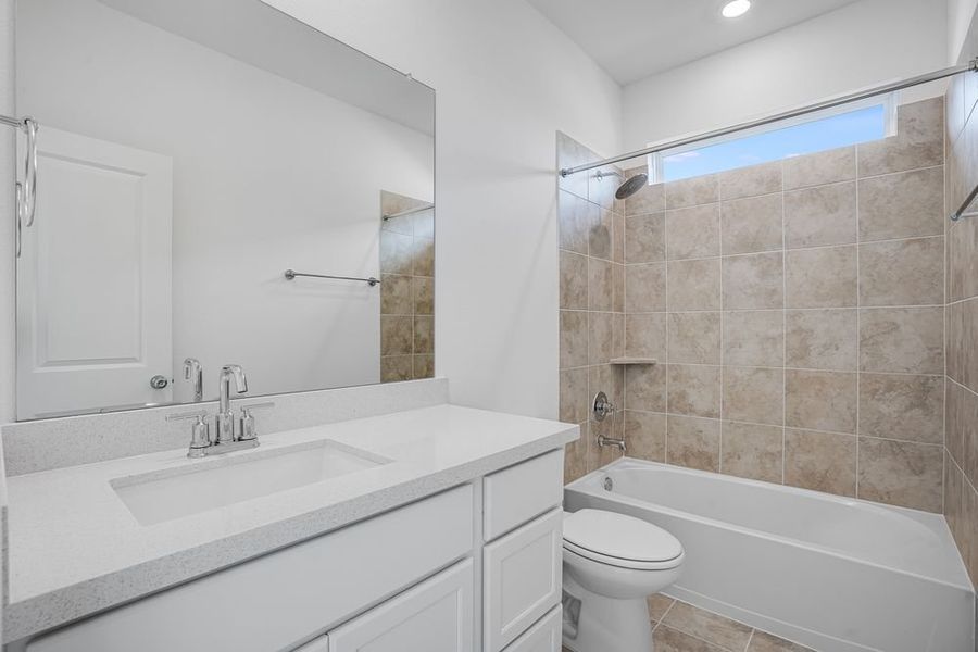 Furnished interior view inside a new home in Avalon at Cypress, Cypress (Image 8).