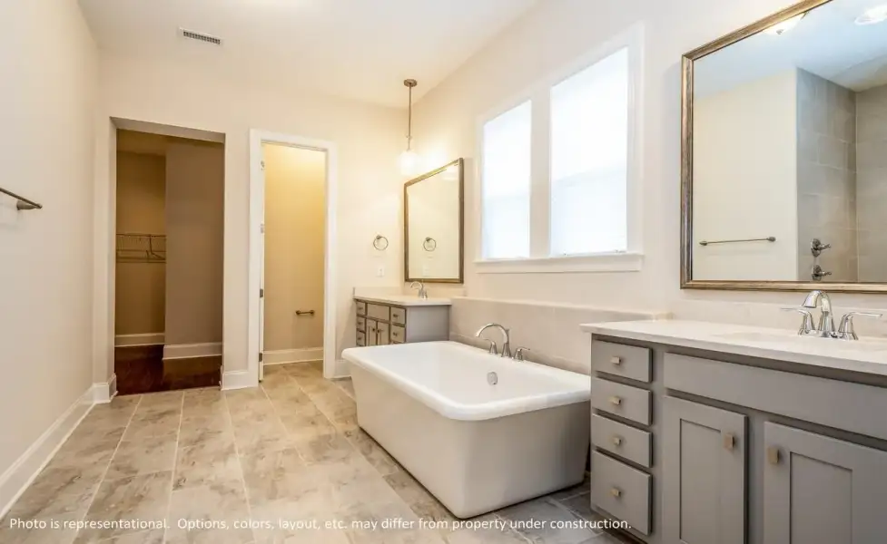 Representative furnished interior of a home built from the St Andrews by Greybrook Homes in Shepherds Trace, Clover (Image 11).
