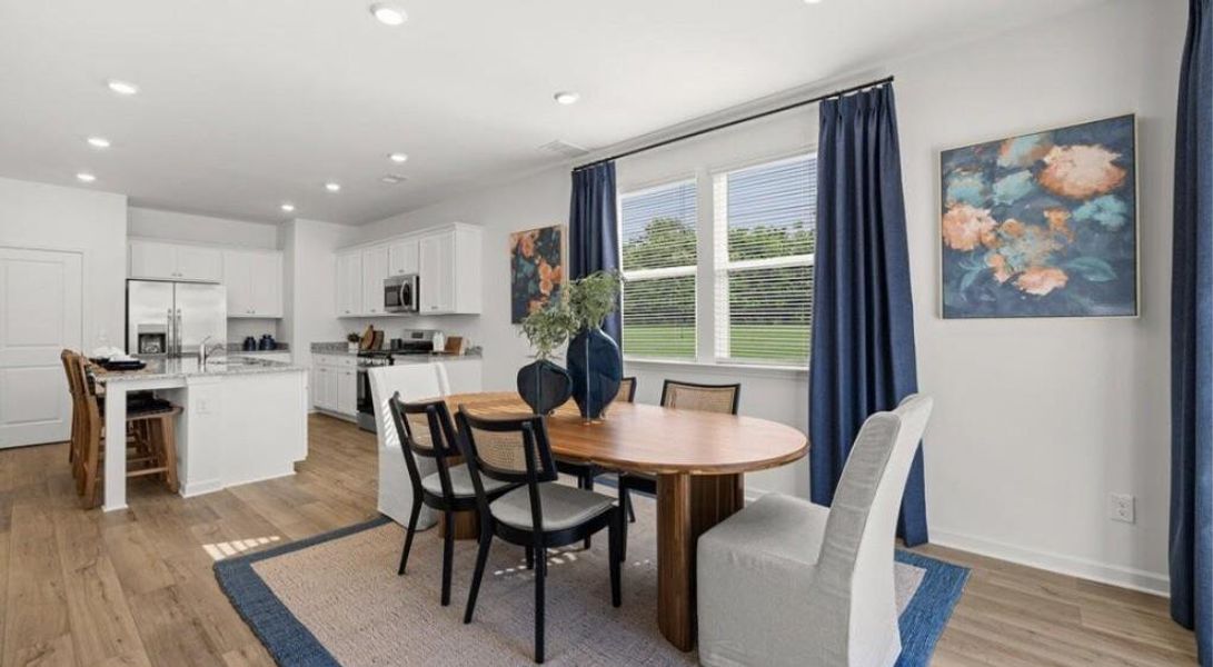 Furnished interior view inside a new home in Towns at Ivy Creek, Buford (Image 7).