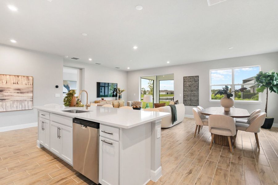 Representative furnished interior of a home built from the Caledon by Mattamy Homes in Windwater, Parrish (Image 8).