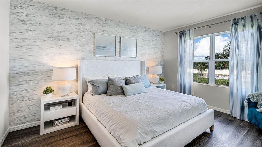 Furnished interior view inside a new home in Lake Deer Estates, Poinciana (Image 5). Furnished interior view inside a new home in Lake Deer Estates, Poinciana (Image 5).