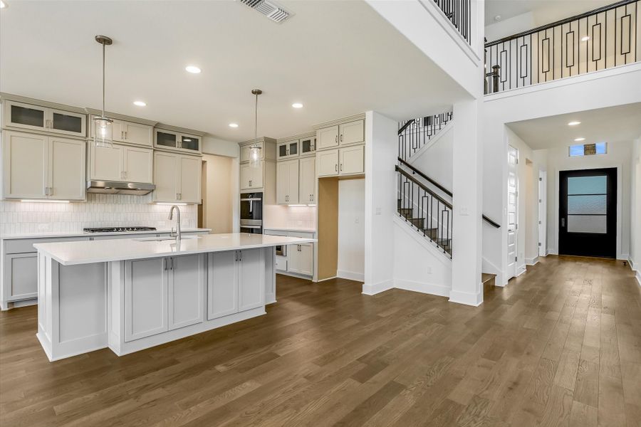 Representative furnished interior of a home built from the Boerne by Giddens Homes in Whispering Wind, Bertram (Image 7). Representative furnished interior of a home built from the Boerne by Giddens Homes in Whispering Wind, Bertram (Image 7).
