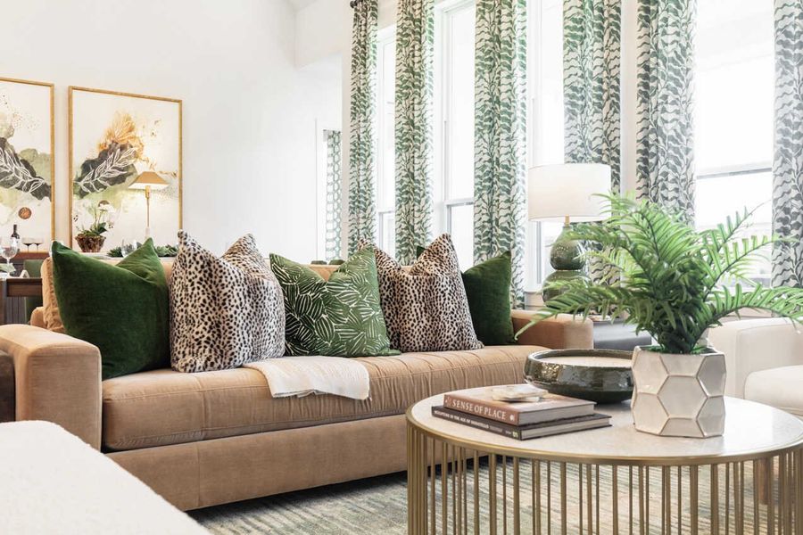 Representative Family Room - some options shown