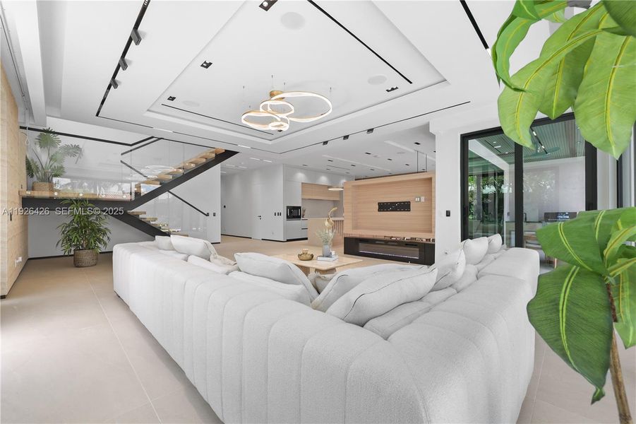 Furnished interior view inside a new home in , Fort Lauderdale (Image 49).