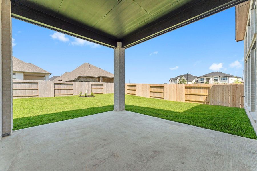 Exterior details and patio area of a home in The Grand Prairie 60’s, Hockley (Image 3). Exterior details and patio area of a home in The Grand Prairie 60’s, Hockley (Image 3).