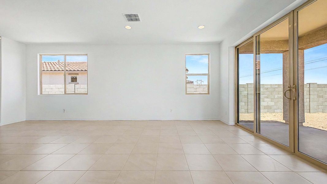 Furnished interior view inside a new home in The Lakes at Rancho El Dorado, Maricopa (Image 7).
