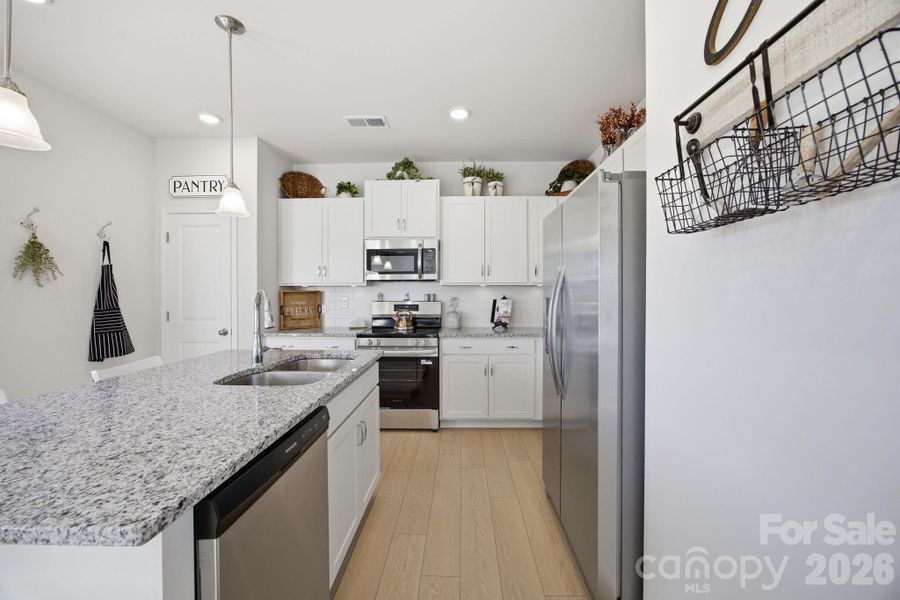 Furnished interior view inside a new home in Catawba Trace, Catawba (Image 6). Furnished interior view inside a new home in Catawba Trace, Catawba (Image 6).