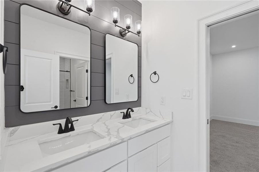 Furnished interior view inside a new home in , Buford (Image 18).