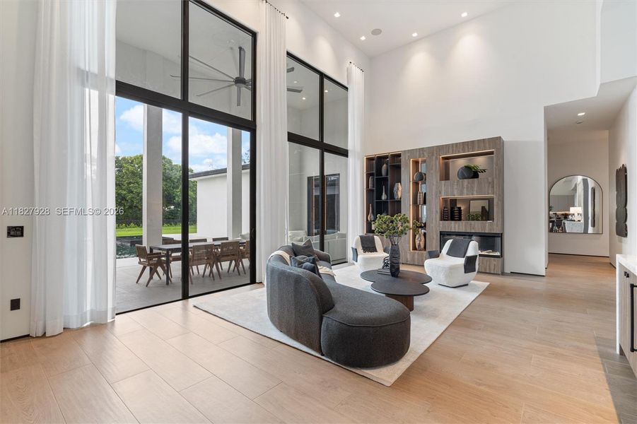 Furnished interior view inside a new home in , Davie (Image 10).