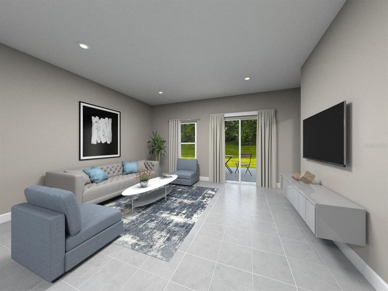 Furnished interior view inside a new home in Cyrene at Minneola, Minneola (Image 6).