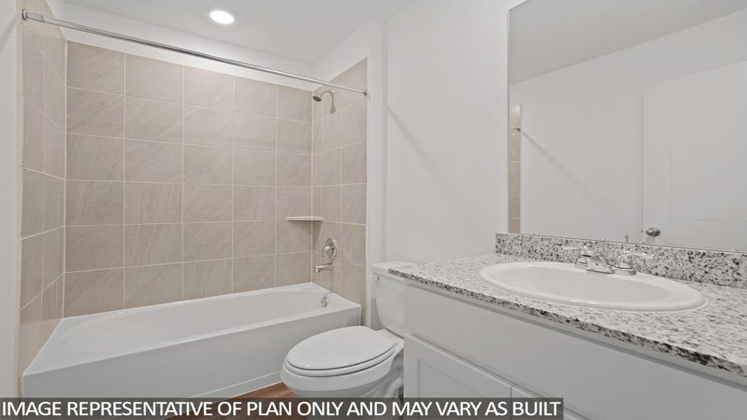 Furnished interior view inside a new home in McCrorey Trails, Conroe (Image 4).