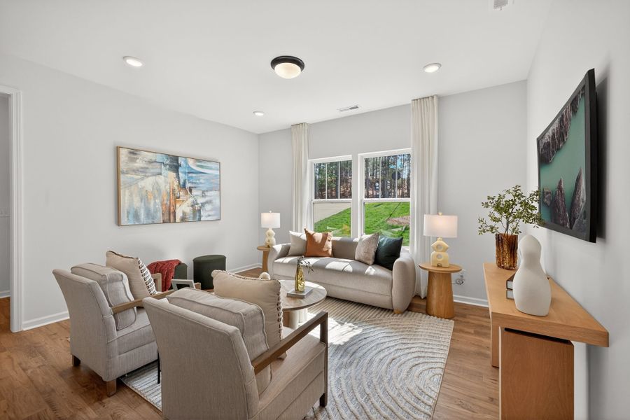 Furnished interior view inside a new home in Edgewater - Lakeview Point, Lancaster (Image 12).