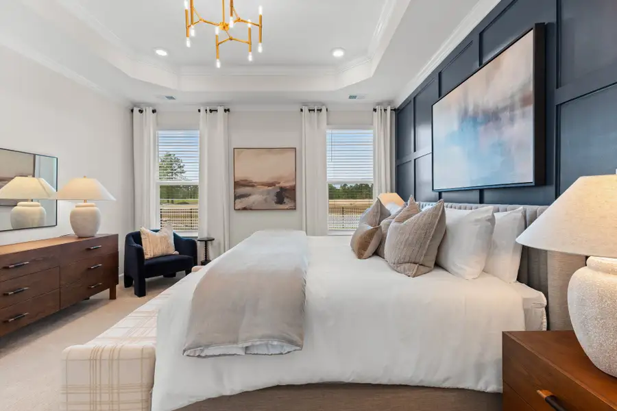 Representative furnished interior of a home built from the The Hickory by Chesapeake Homes in Neill's Pointe, Angier (Image 17). Representative furnished interior of a home built from the The Hickory by Chesapeake Homes in Neill's Pointe, Angier (Image 17).