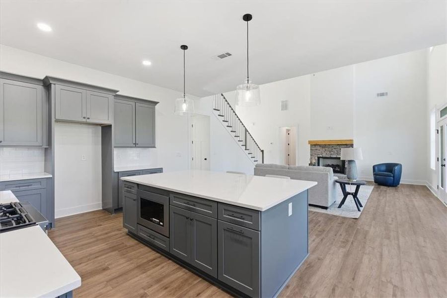 Furnished interior view inside a new home in , Cartersville (Image 34).