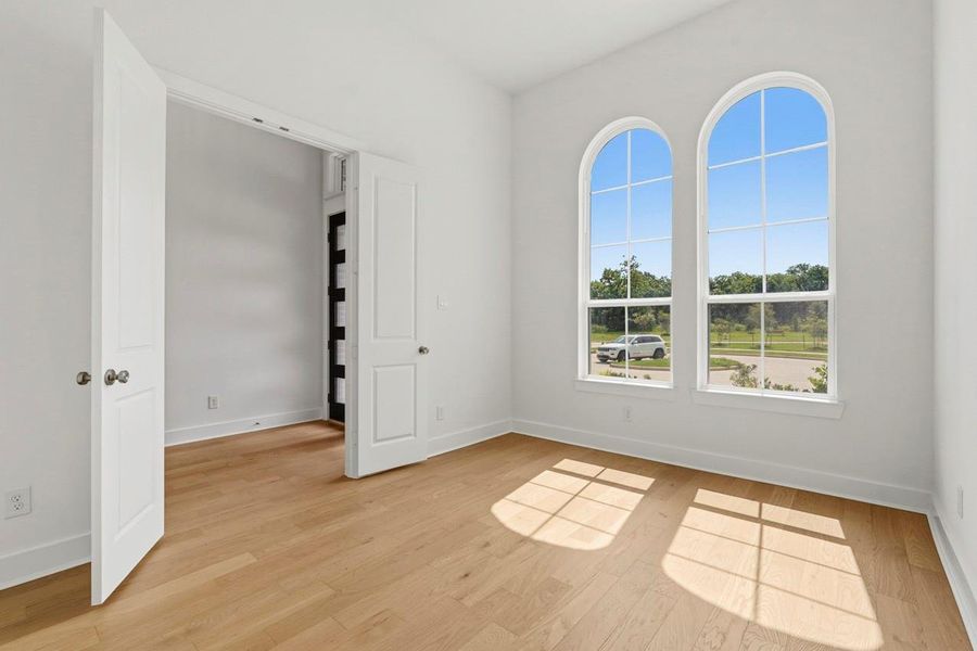 Study is at the front of the home which brings in great natural light.