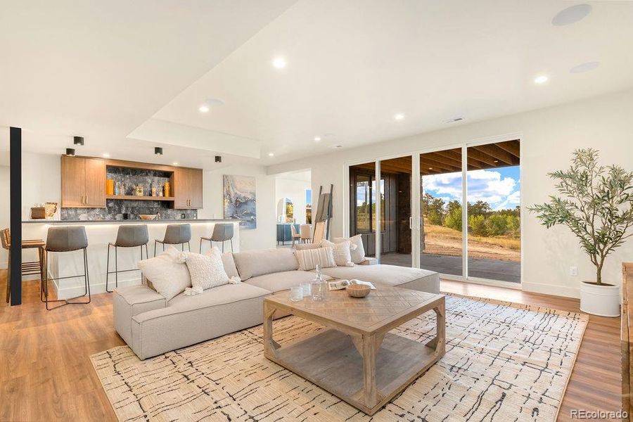 Furnished interior view inside a new home in , Parker (Image 17).