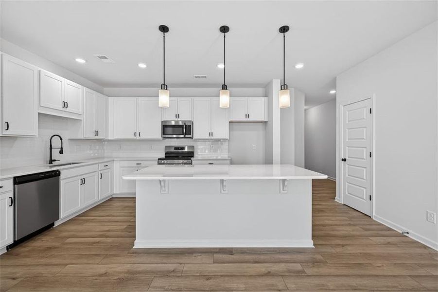 Furnished interior view inside a new home in Sanders Park, Austell (Image 7).