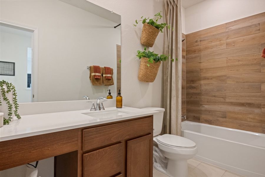 Representative furnished interior of a home built from the 1243 Modeled by KB Home in Saddlebrook Trails, Beasley (Image 8).