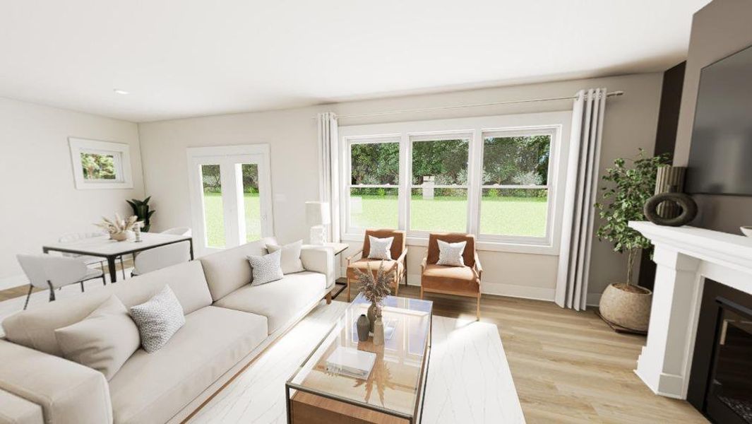 Furnished interior view inside a new home in Havenbrooke, Kernersville (Image 8).