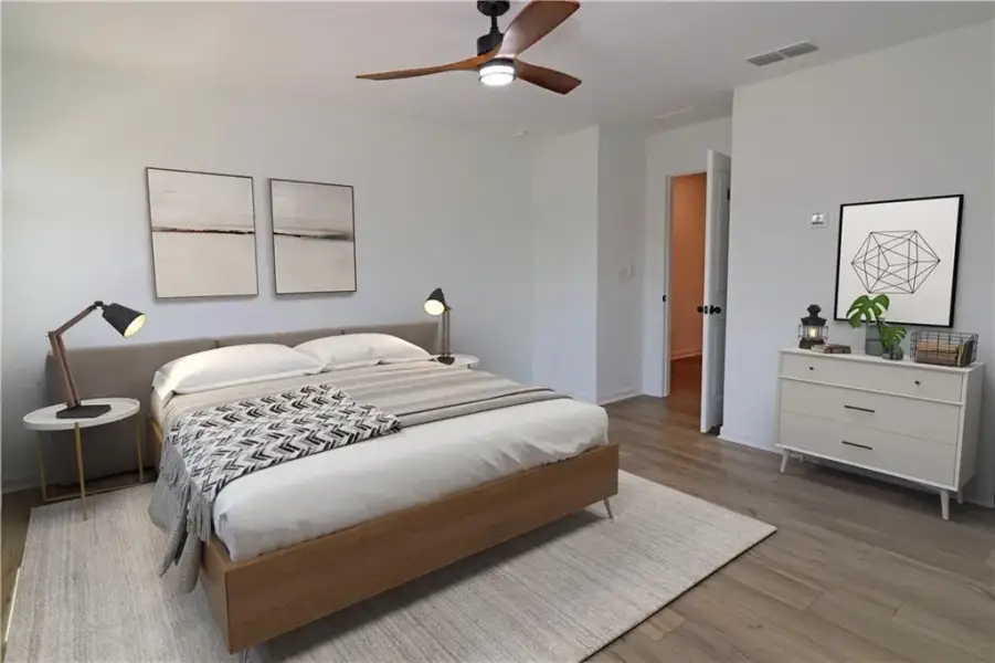 Furnished interior view inside a new home in , Douglasville (Image 8).