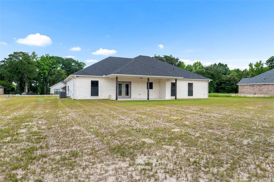Exterior details and patio area of a home in , Mineola (Image 3). Exterior details and patio area of a home in , Mineola (Image 3).