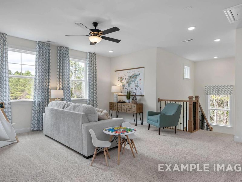 Furnished interior view inside a new home in Laneridge Estates, Raleigh (Image 11).