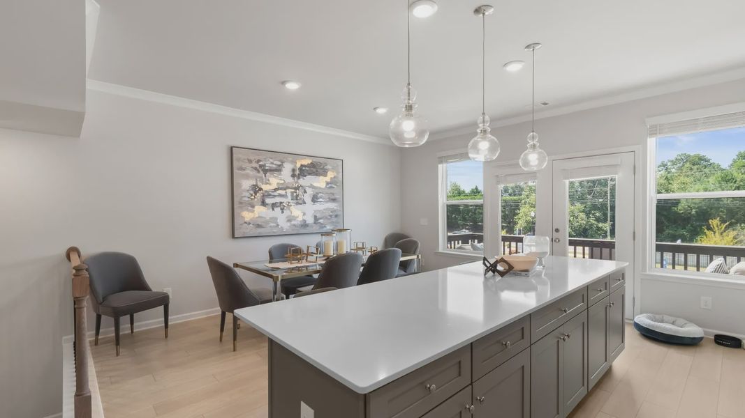 Furnished interior view inside a new home in Silverock, McDonough (Image 10).