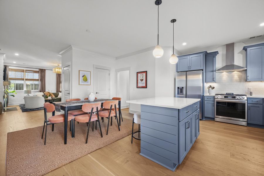 Furnished interior view inside a new home in Hayes Park, Johns Island (Image 14). Furnished interior view inside a new home in Hayes Park, Johns Island (Image 14).
