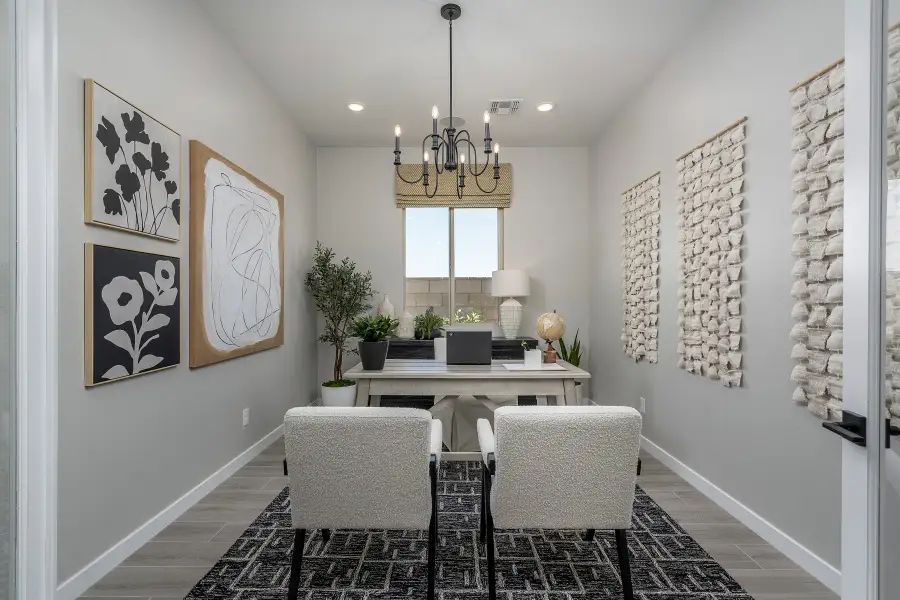 Representative furnished interior of a home built from the Wrightson by Risewell Homes in Wildera, San Tan Valley (Image 6).