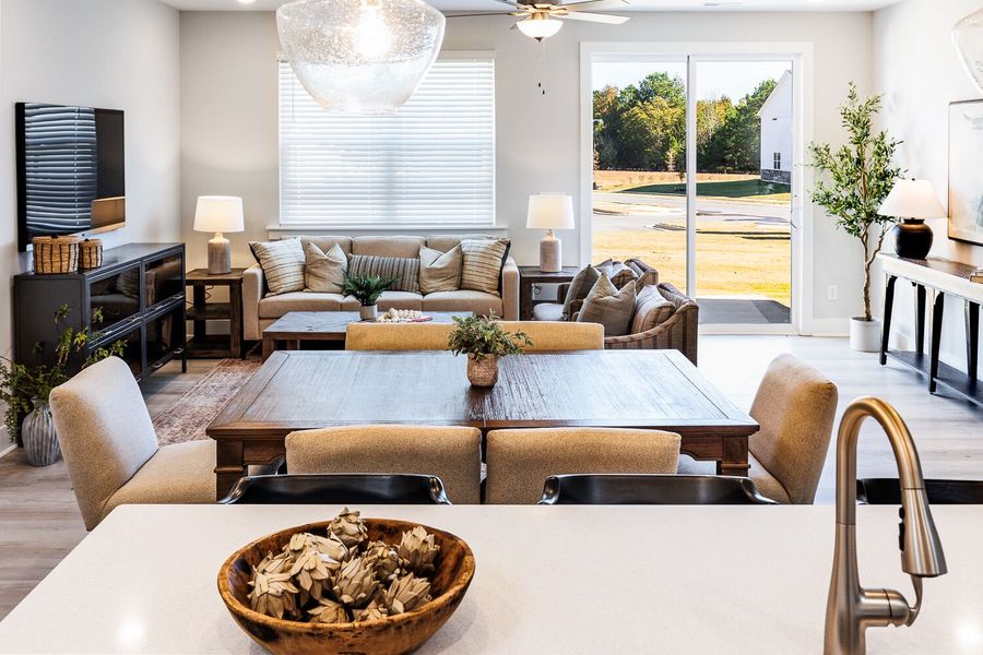 Representative furnished interior of a home built from the Aurora II by Mattamy Homes in Ashmore Townes, Raleigh (Image 3).