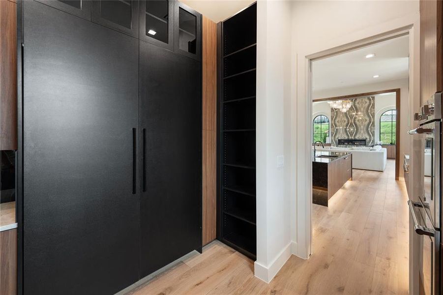 Refrigerator and Freezer Columns are located in the Prep Kitchen