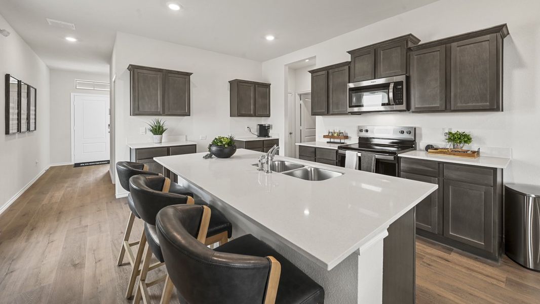 Furnished interior view inside a new home in Wildcat Ranch, Crandall (Image 12).