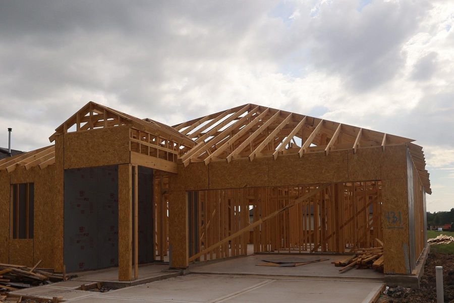 One story home with 4 beds, 2 baths, and 2 car garage.