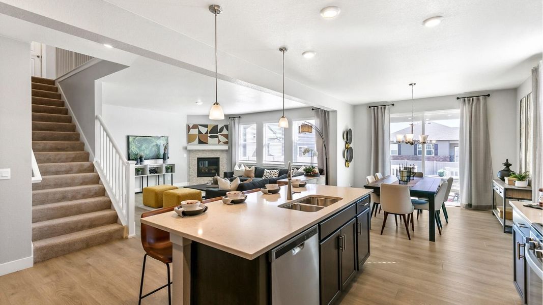 Furnished interior view inside a new home in Vantage, Berthoud (Image 9).