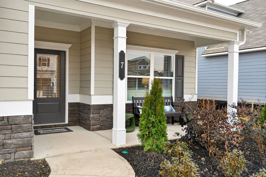 Exterior details and patio area of a home in Southbend, Rome (Image 2). Exterior details and patio area of a home in Southbend, Rome (Image 2).