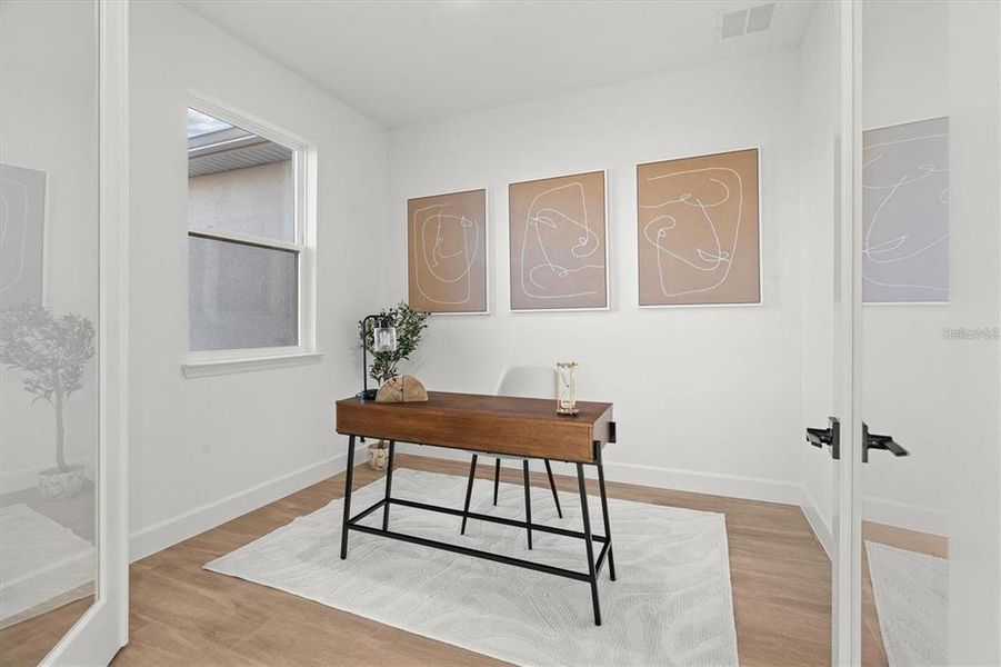 Furnished interior view inside a new home in , Orlando (Image 6).