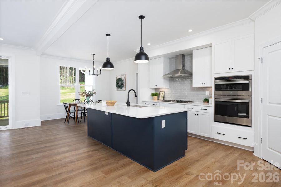 Furnished interior view inside a new home in , Sherrills Ford (Image 5).
