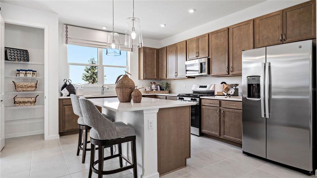 Furnished interior view inside a new home in Cresswind at Lake Harris, Tavares (Image 11).