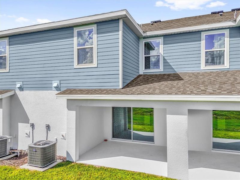Exterior details and patio area of a home in , Davenport (Image 2). Exterior details and patio area of a home in , Davenport (Image 2).