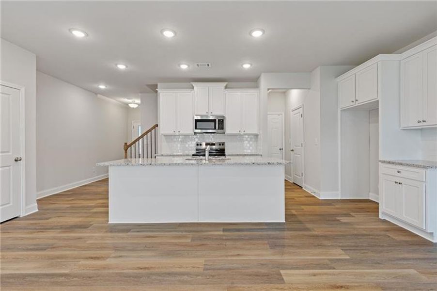 Furnished interior view inside a new home in , Dacula (Image 5).