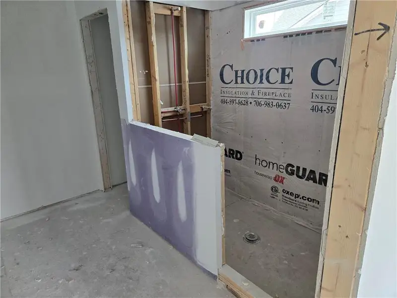 In-progress construction of a new home in , Buford, GA (Image 14).