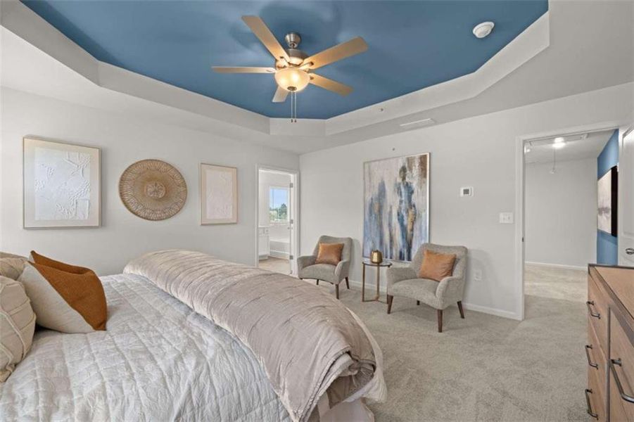 Furnished interior view inside a new home in Union Village, McDonough (Image 10).