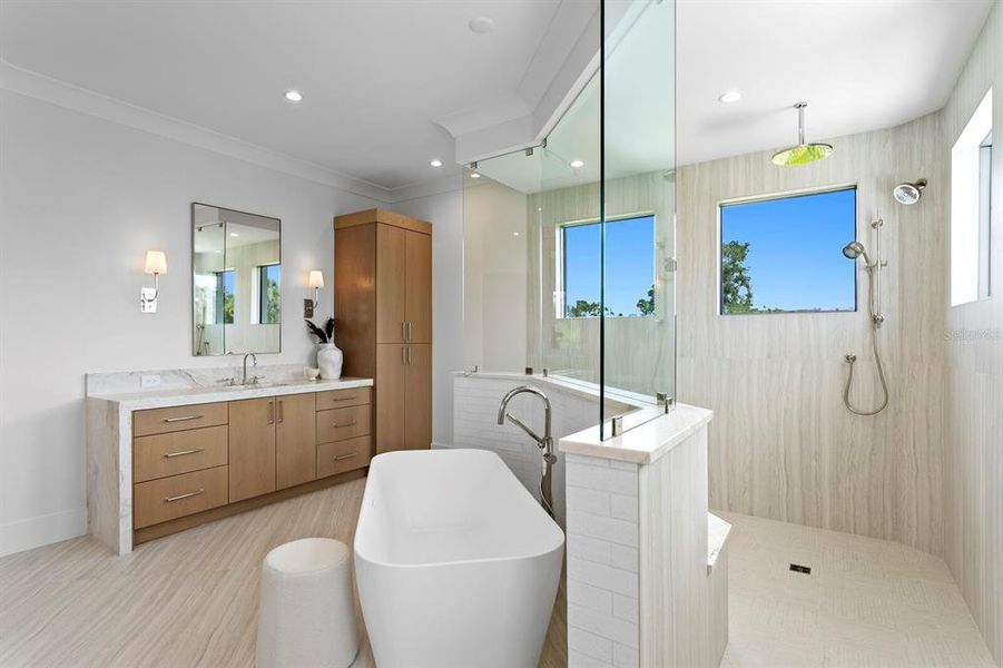 Furnished interior view inside a new home in , Tampa (Image 35).