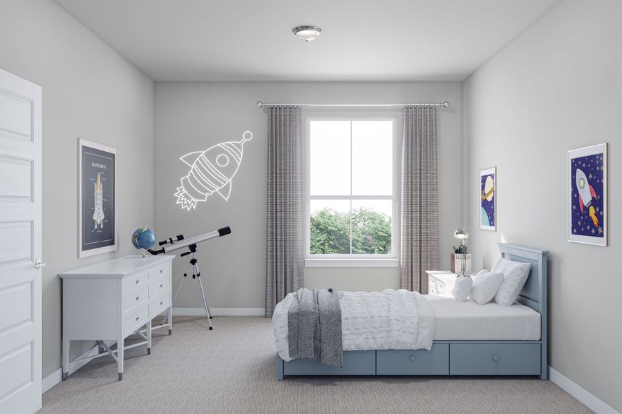 Furnished interior view inside a new home in Lagos Reserve, Manor (Image 18). Furnished interior view inside a new home in Lagos Reserve, Manor (Image 18).