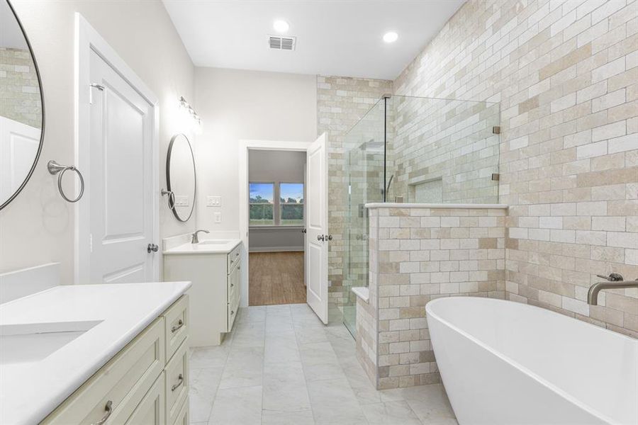Furnished interior view inside a new home in , Greenville (Image 16).